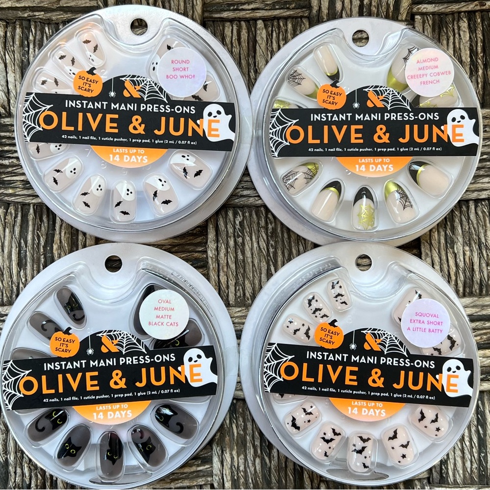 👻 NEW Olive & June Halloween Press-On Nail Bundle 👻